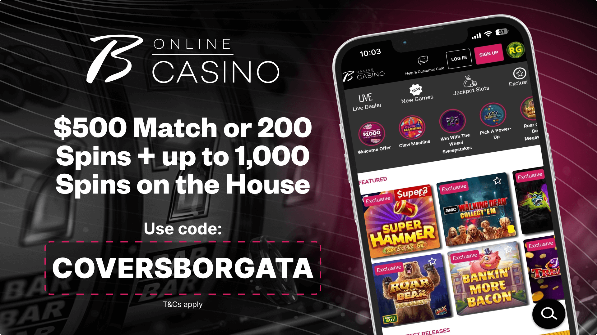 Borgata Casino welcome bonus